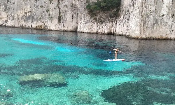 Stand Up Paddle Calanques Cassis : Port-Miou, Port-Pin, En-Vau