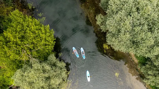 Balade en paddle sur la Seine