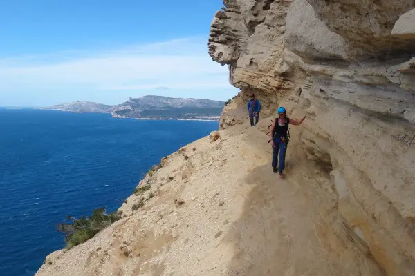 La Ciotat Philémon's route (climbing/caving) - full day