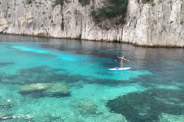 Stand Up Paddle Calanques Cassis : Port-Miou, Port-Pin, En-Vau