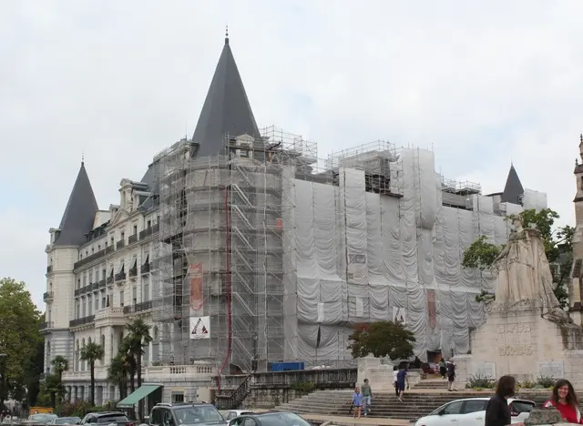 Le Gassion en chantier : les enduits