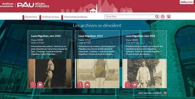 Le nouveau site internet des archives