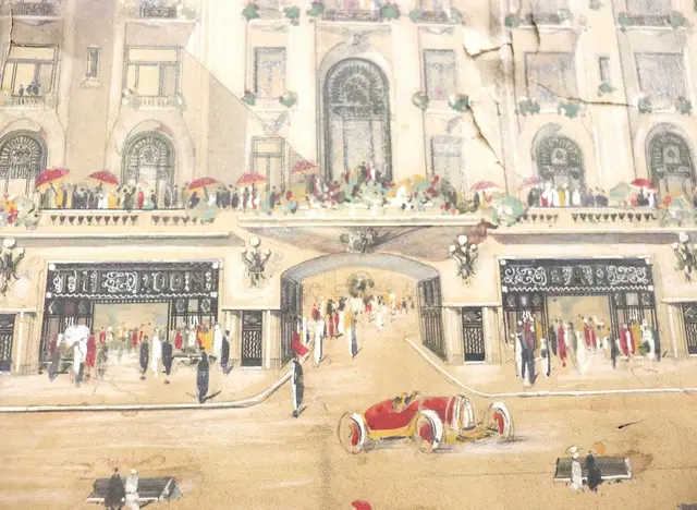 Restauration des dessins de l'architecte Henri Challe