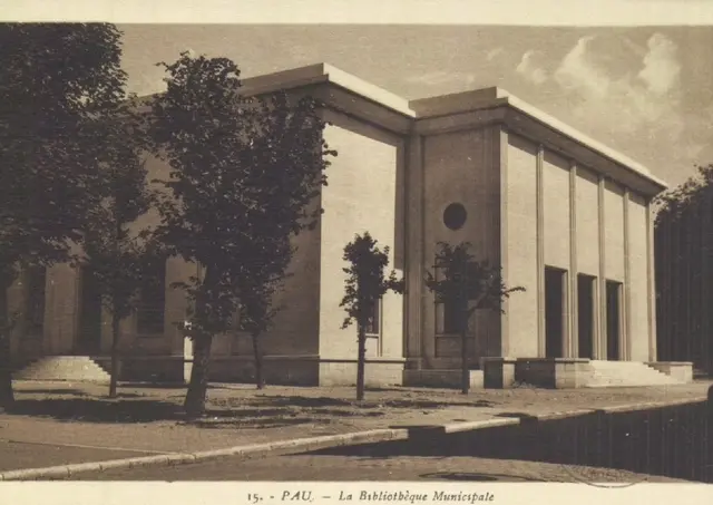 La bibliothèque de Pau - années 1920-1930