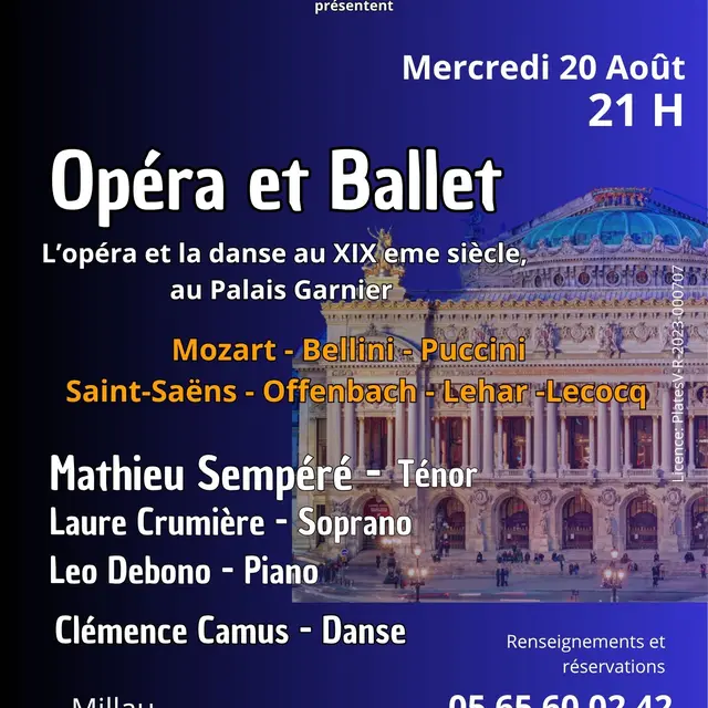 Opéra et Ballet au Château de Sambucy