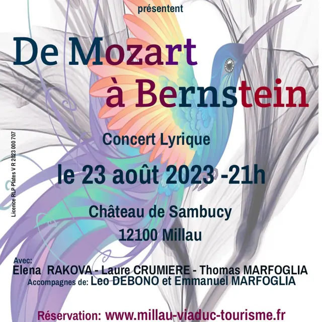 CONCERT LYRIQUE DE MOZART À BERNSTEIN
