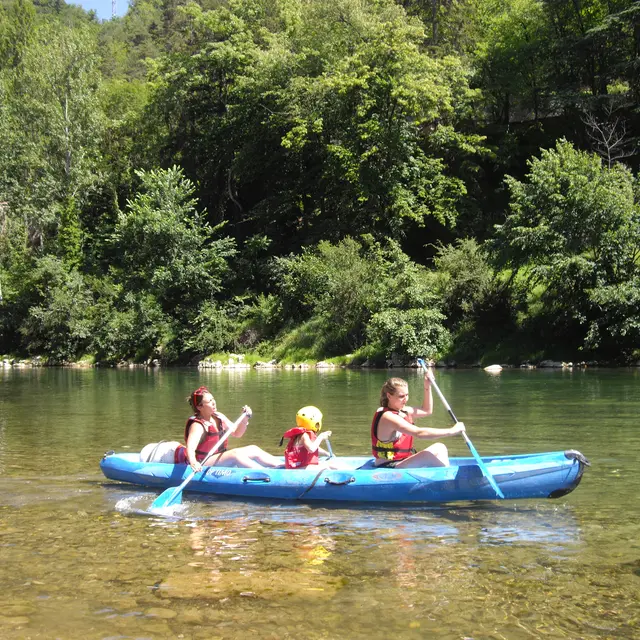 Demi-journée en canoë au départ du Rozier - 10km - La Barbote