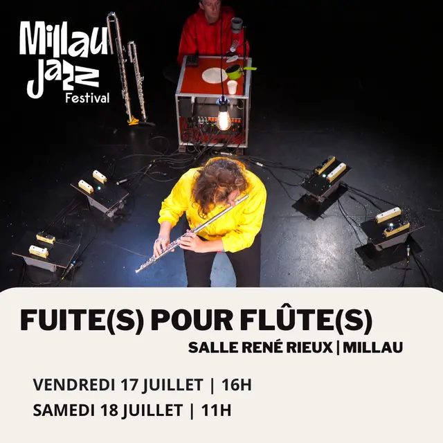 Fuite(s) pour Flûte(s) - Millau Jazz Festival 2026