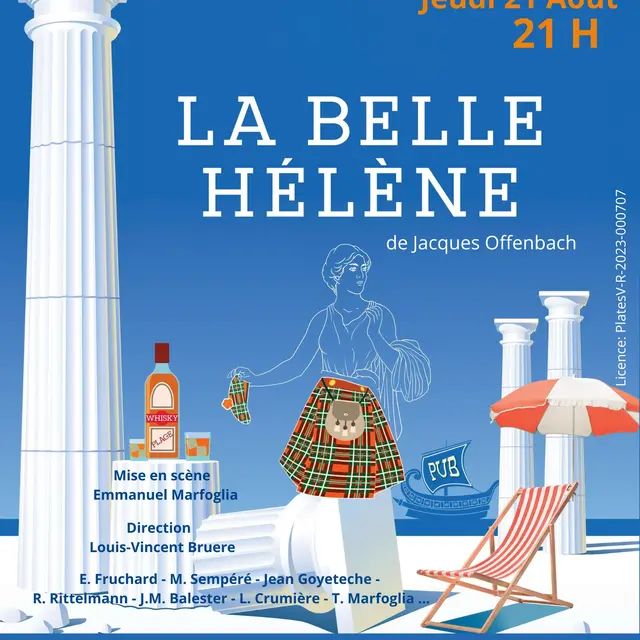 La Belle Hélène de J. Offenbach au château de Sambucy