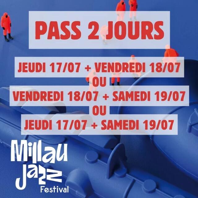 Pass 2 jours prévente - Millau Jazz Festival