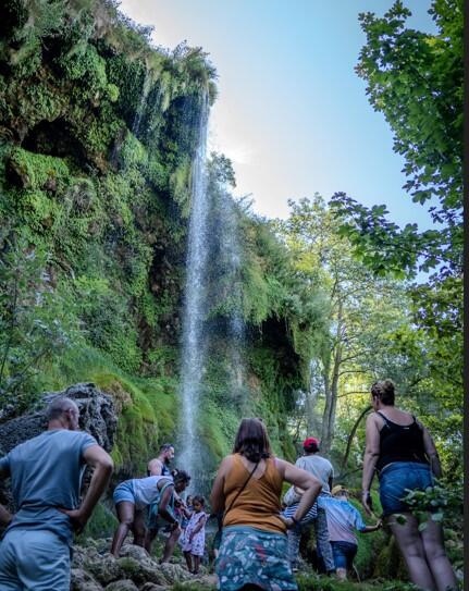 Randonnée fraicheur aux cascades de Creissels