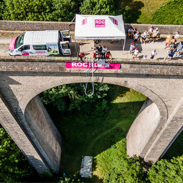 Saut à l'élastique du Viaduc d'Alzon