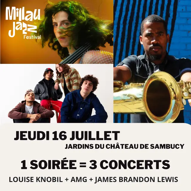 Soirée du Jeudi 16 juillet| Prévente - Millau Jazz Festival