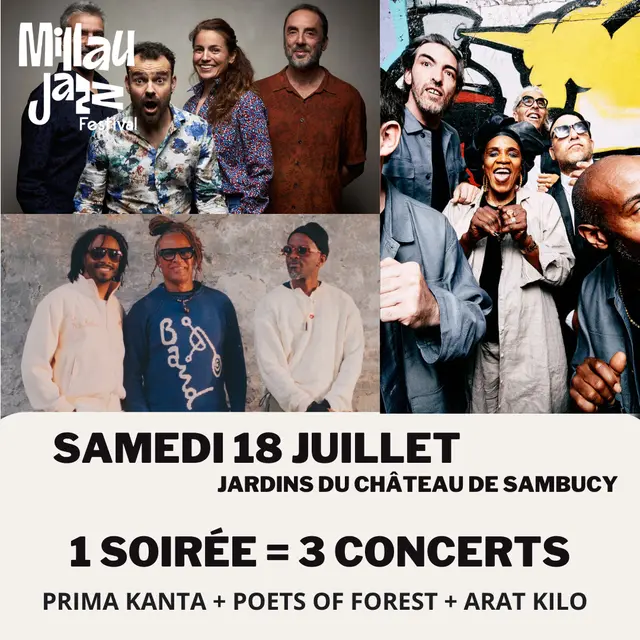 Soirée du Samedi 18 juillet| Prévente - Millau Jazz Festival