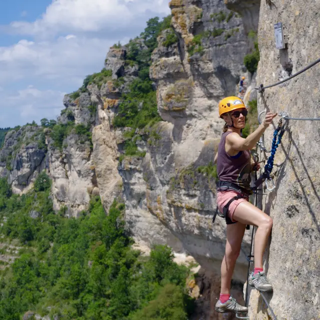 Via ferrata du Boffi - Horizon Millau