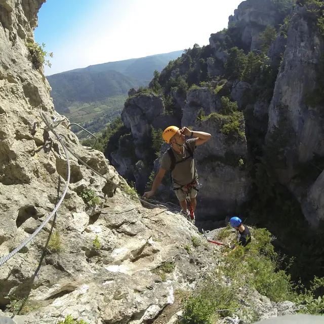 Via ferrata de Liaucous - Horizon Millau