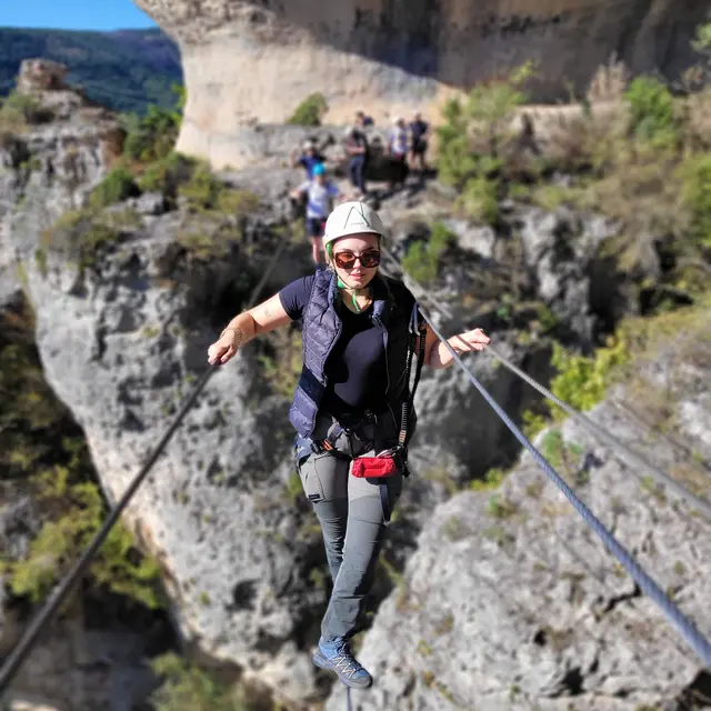 Via ferrata de Liaucous - La belle cordée