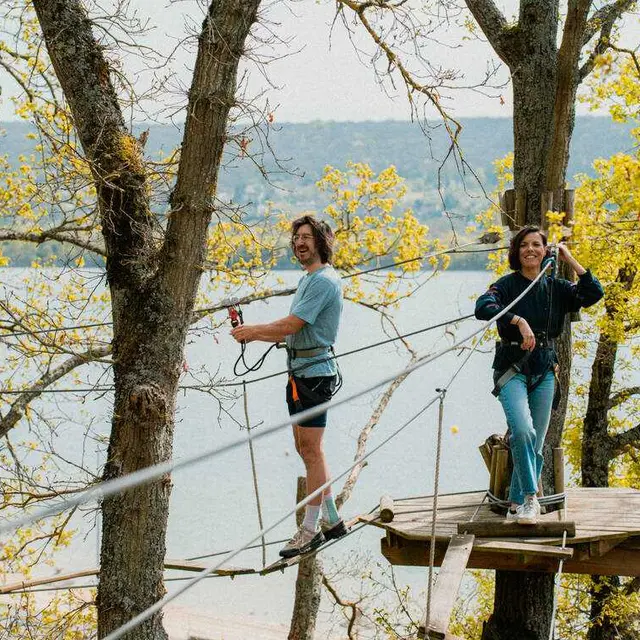 Accrocamp Giverny - Boucles de Seine : Accrobranche dans les Yvelines