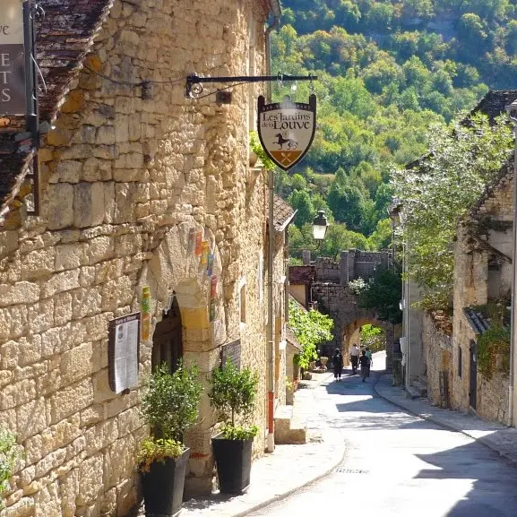 Les jardins de la louve_Rocamadour_enseigne