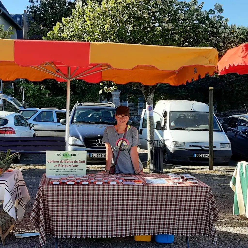 Stand au marché