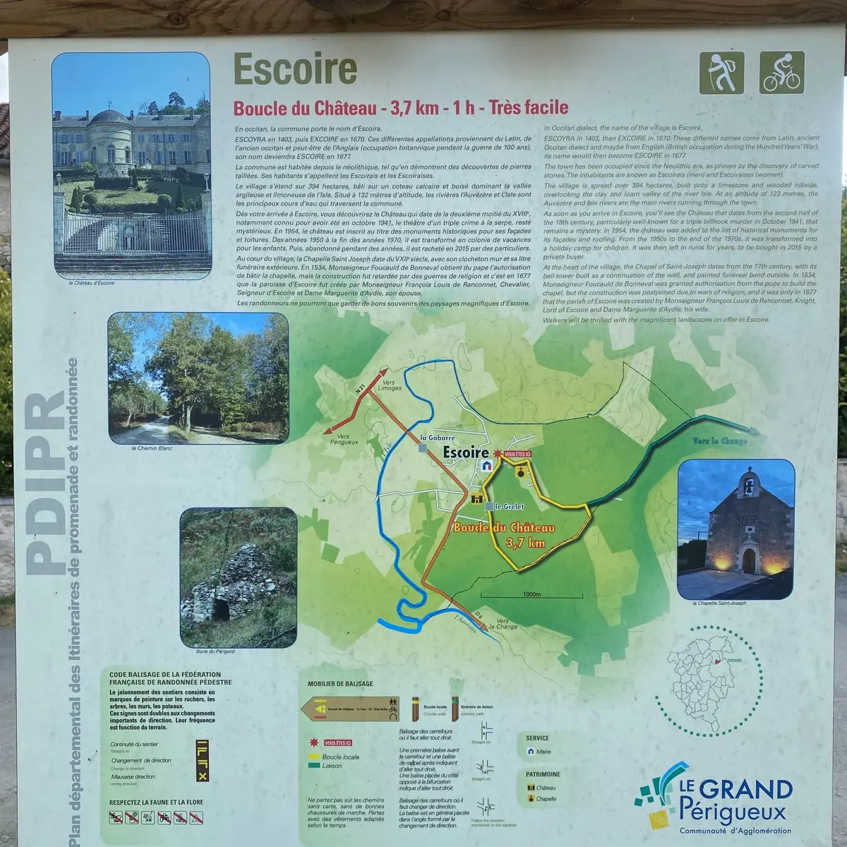 Boucle du château EscoirePG