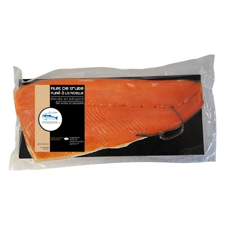 Filet de truite, pisciculture de l'Inval