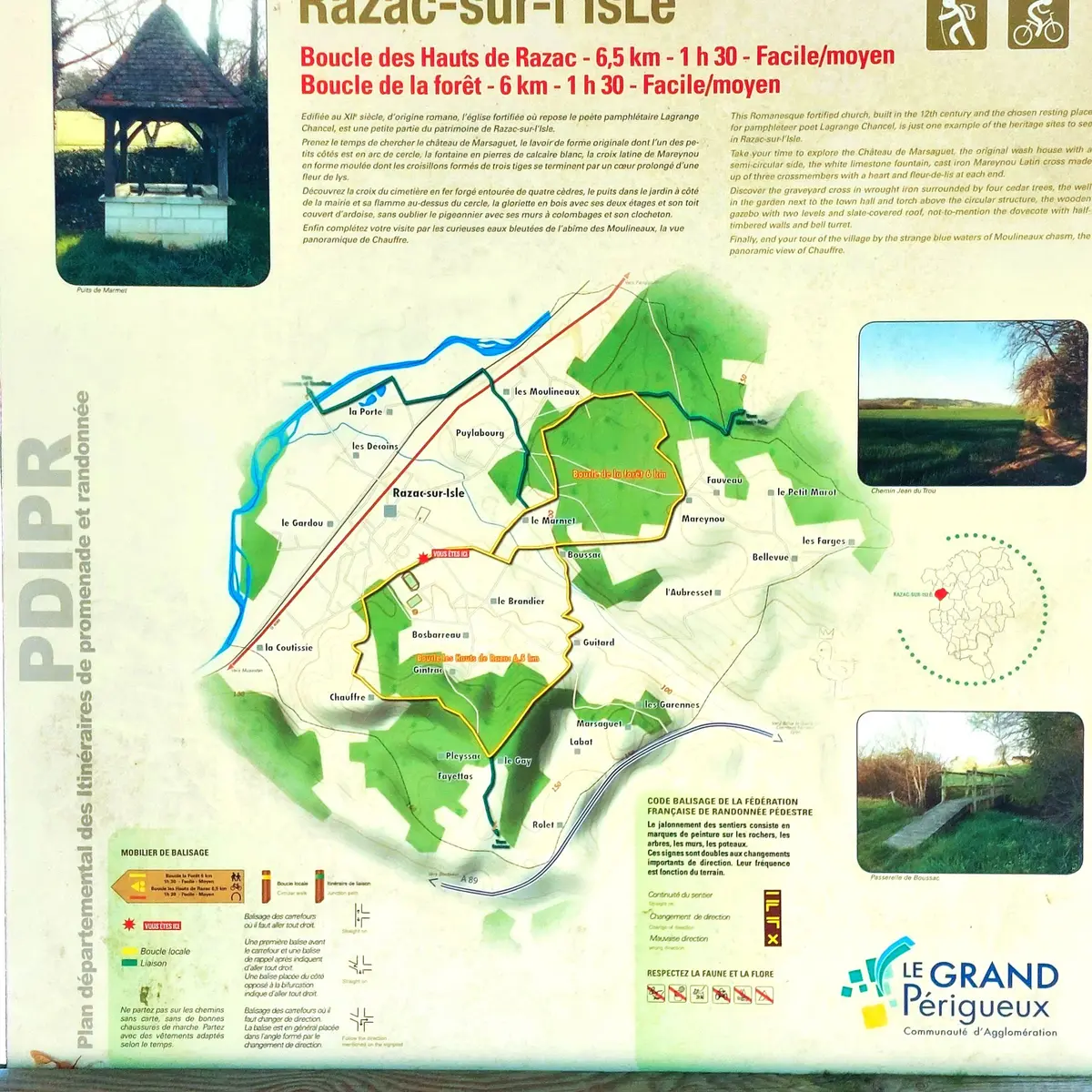 Razac-Forêt-Panneau d'appel