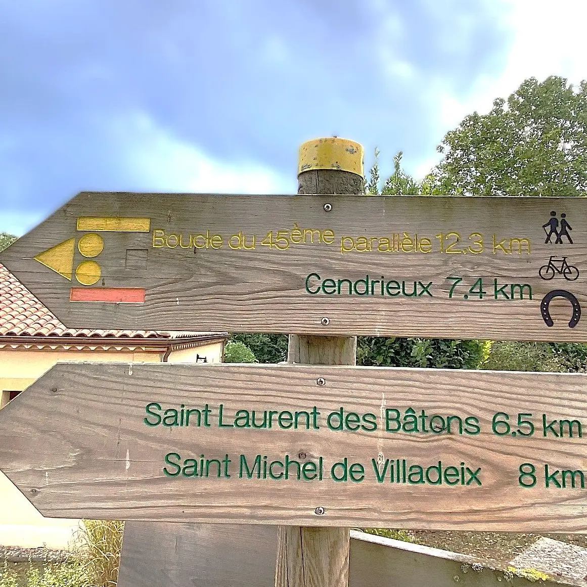 VEYRINES-DE-VERGT-Boucle du 45ème parallèle-Signalétique