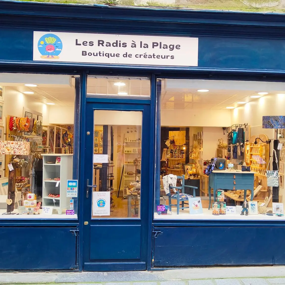 Les radis à la plage