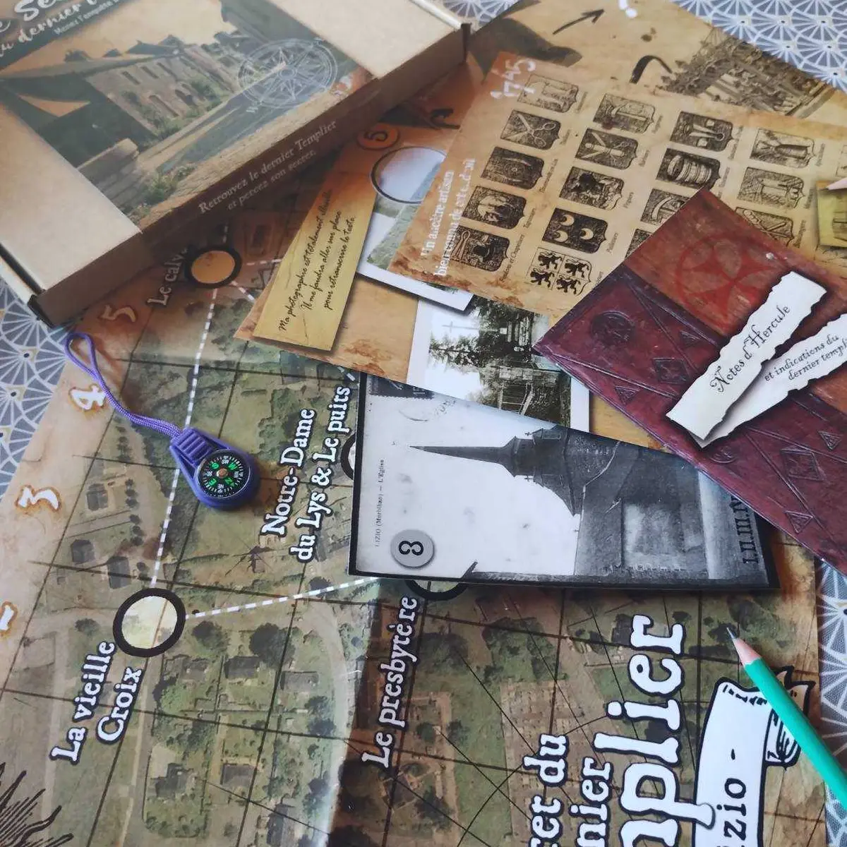 Contenu de la boite de jeu