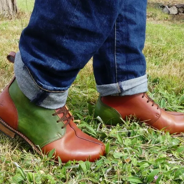 BOTTINES PORTEES profil