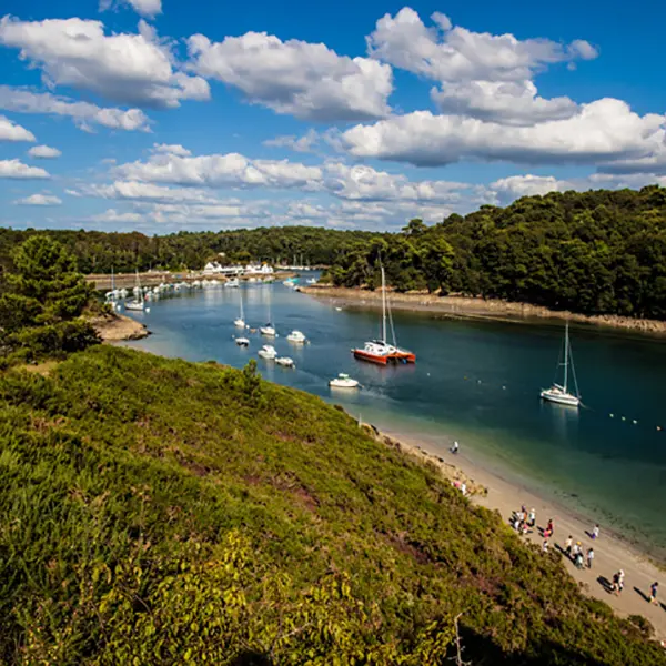 La ria du Bélon.
