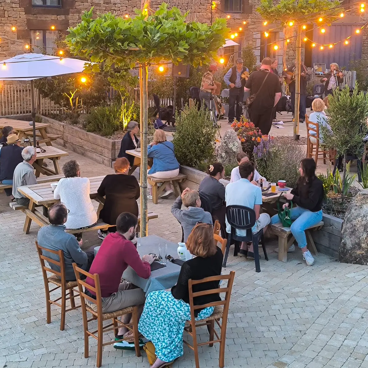 La Crêperie du Télégraphe -vue de la terrasse