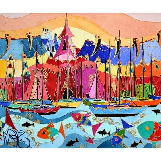 Atelier d'artiste - Martine Wentzeis - Saint-Pierre de Plesguen