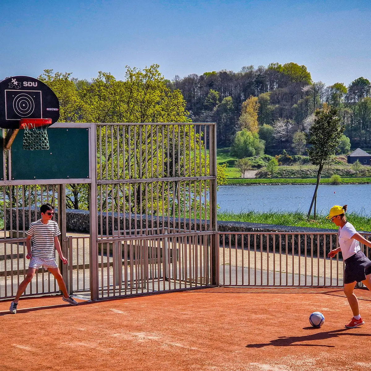 Activités terrestres à la base de loisirs de la Haute-Vilaine