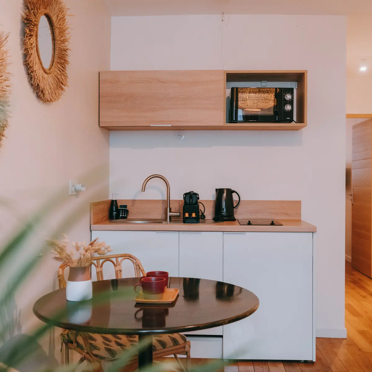 Espace kitchenette appartement 3 Solférino