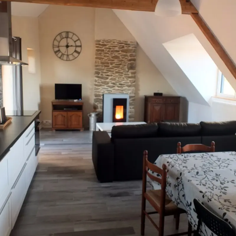 Pièce de vie - Les Coccinelles - Le Val es Bouilli - St Jouan des Guérets