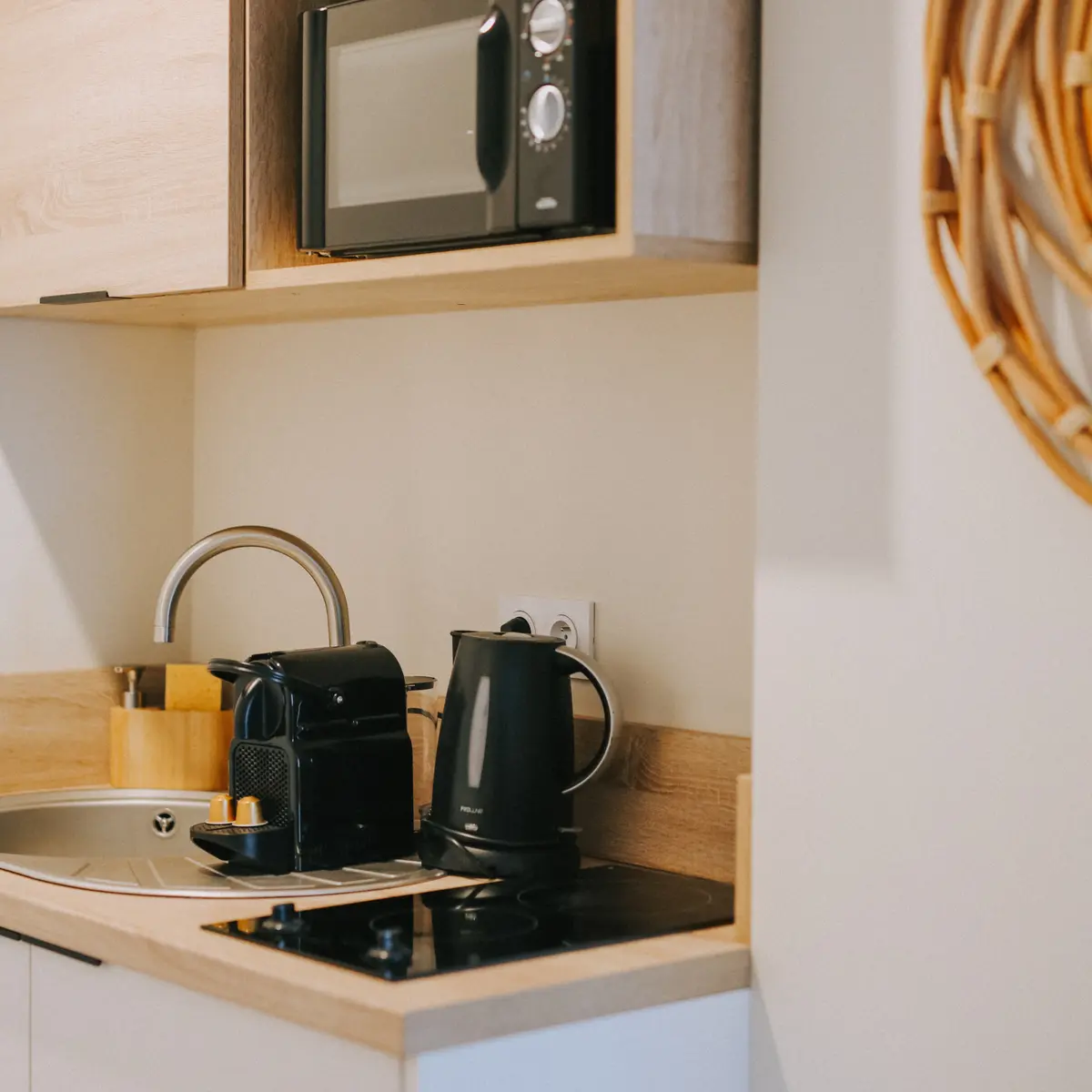 Espace kitchenette appartement 2 Solférino