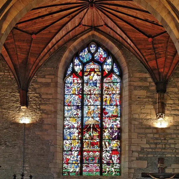 Vitrail - Arbre de Jessé - Eglise Saint Armel - Ploërmel - Bretagne
