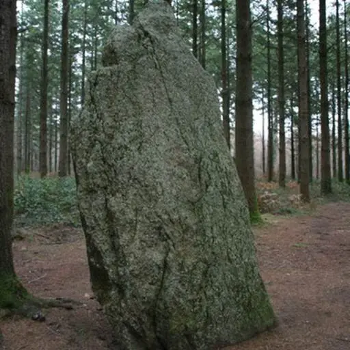 Menhir Vras Camors Morbihan Bretagne-sud