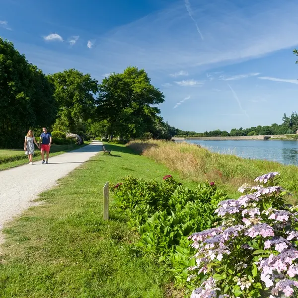 circuit hortensias - promeneurs - Ploërmel communauté - Brocéliande - Bretagne