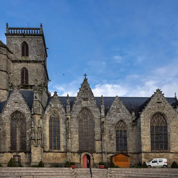 église st armel - facade sud - Ploermel - Morbihan