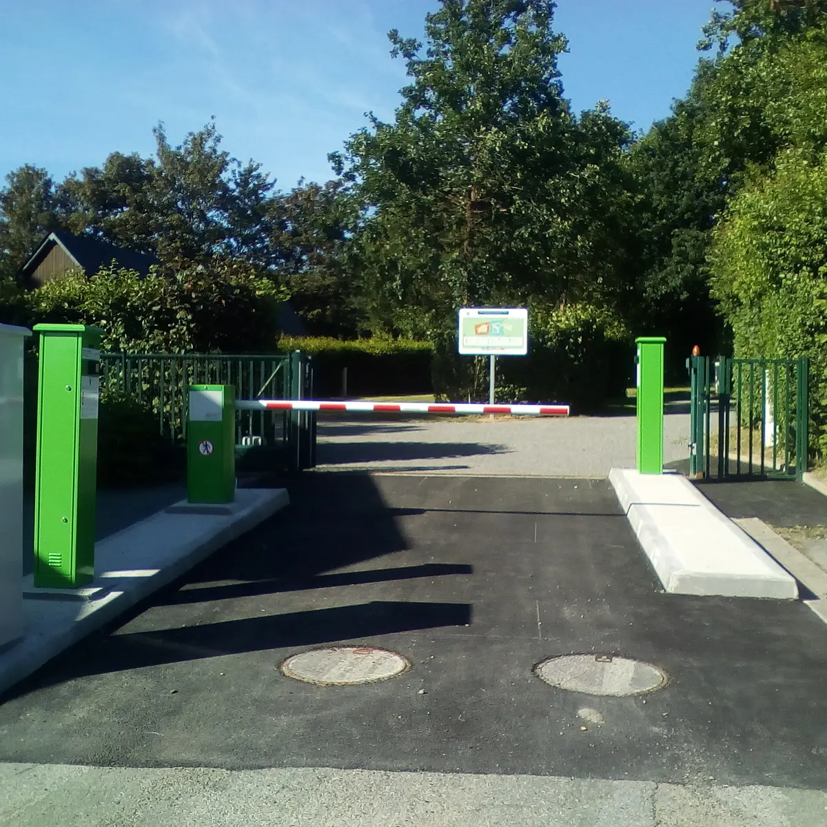 photo entrée camping