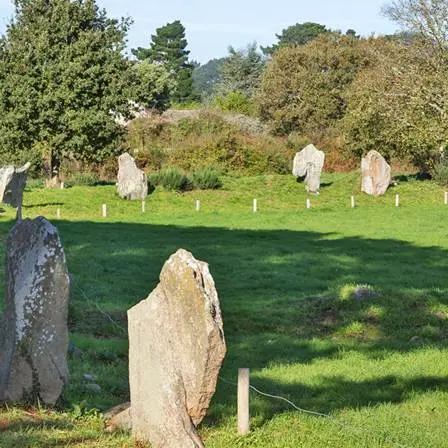 Enceinte mégalithique de Kergonan - iles aux moines - Morbihan Bretagne sud