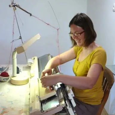 la machine à tricoter