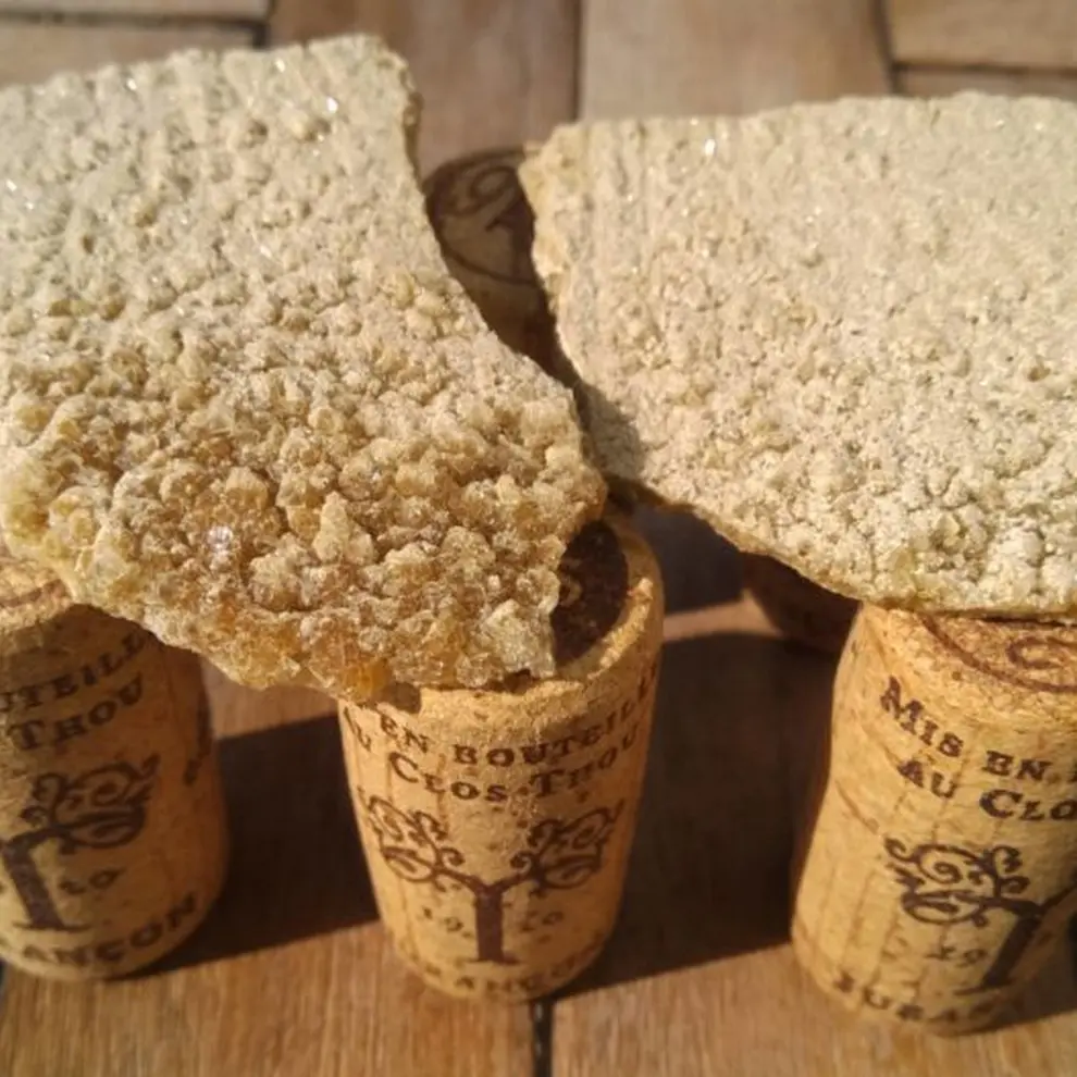 Clos Thou - Chapelle de Rousse - le tartre du vin