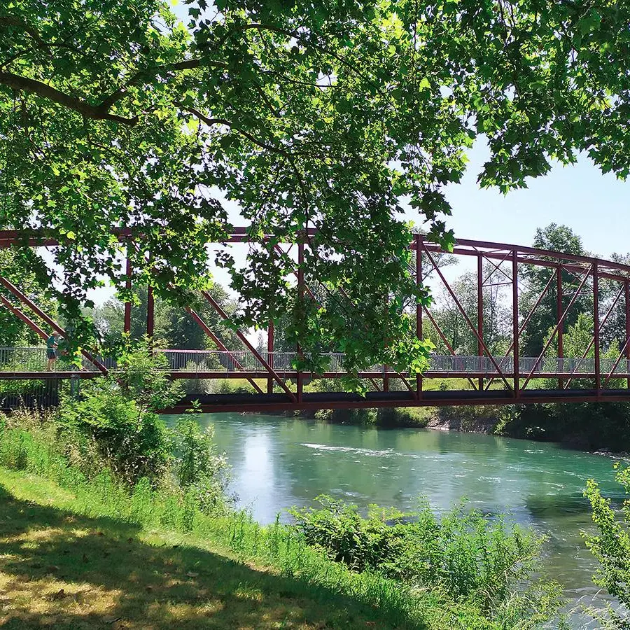 Aire de pique-nique - billère - passerelle
