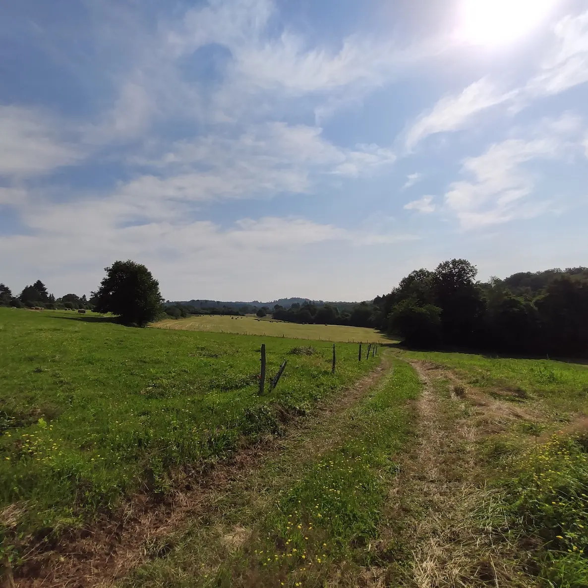 Champnétery - Sur le chemin du puy Razat