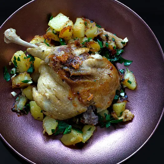 Confit de canard La Combe de Job en Corrèze