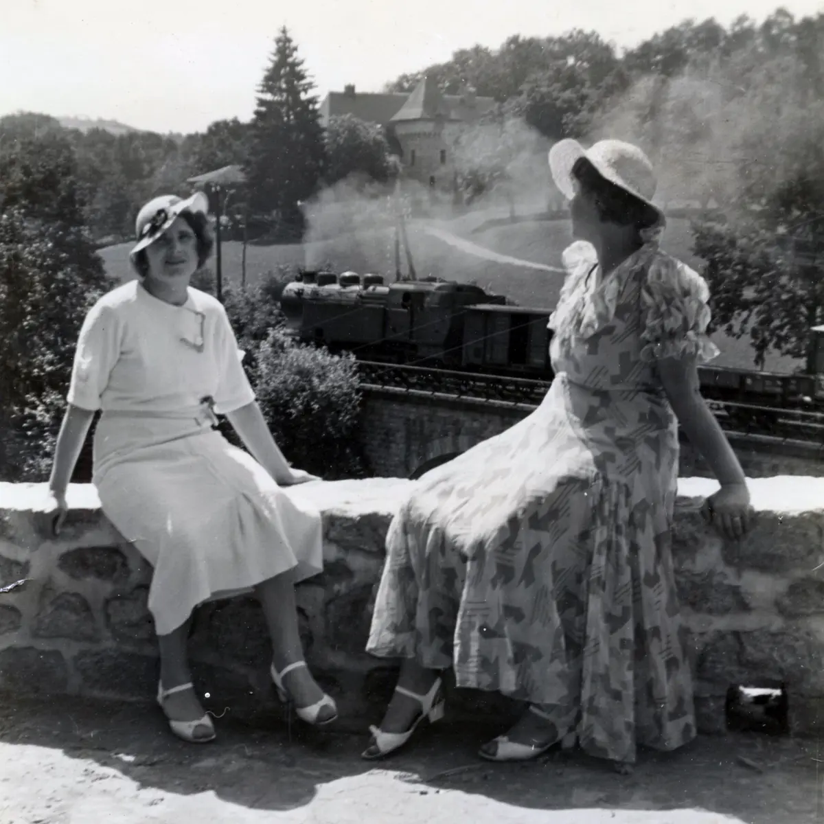 Eymoutiers Font Macaire train à vapeur Années 1930
